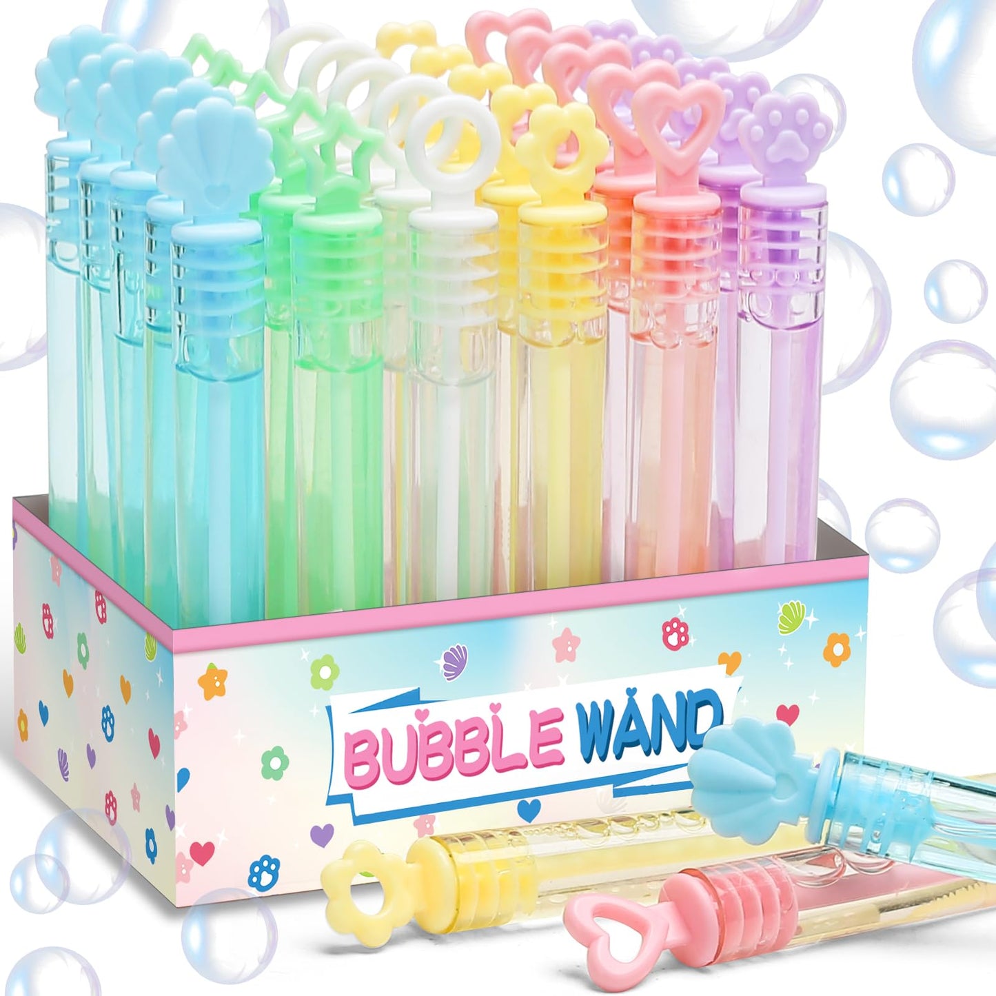 Pastel Mini Bubble Wands