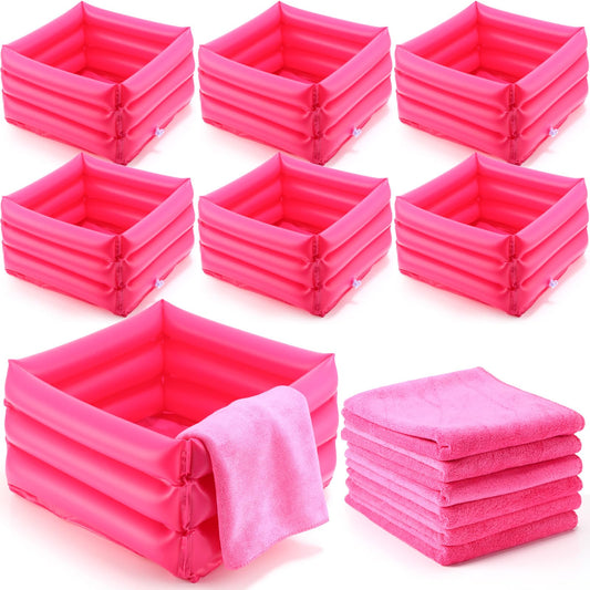 Foot Spa Kit for Girls – 12 Piece, Rose Red