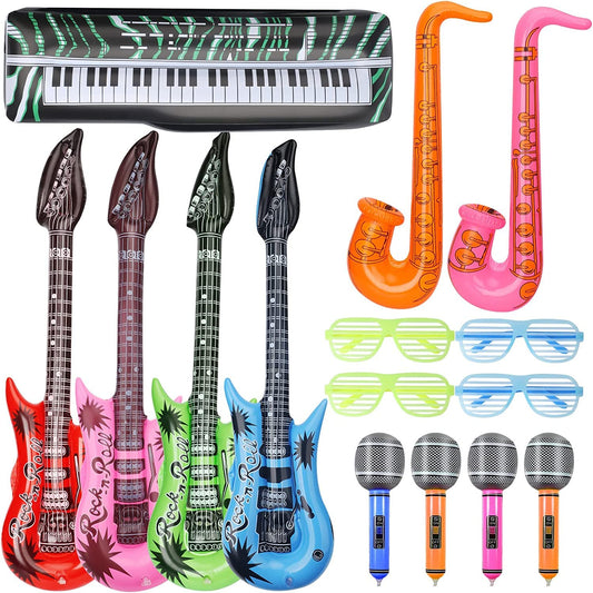 Rockstar Inflatable Party Guitars