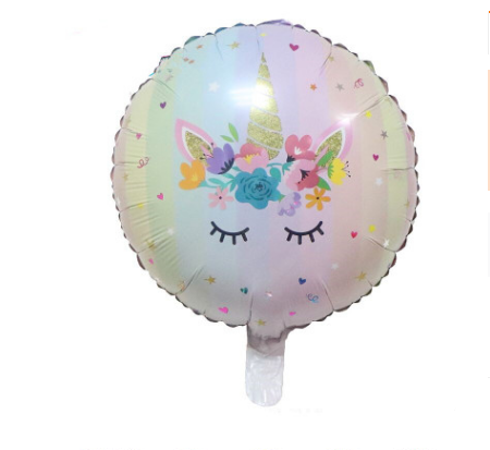 Unicorn Round Foil Party Balloon – 18 Inch