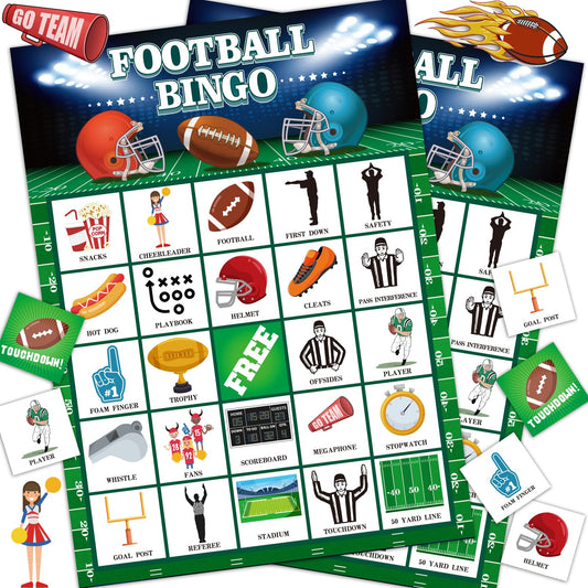 Football Bingo Game – 24 Players