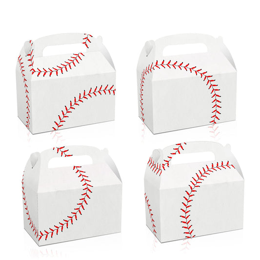 Baseball Party Favor Gable Boxes – 12 ct