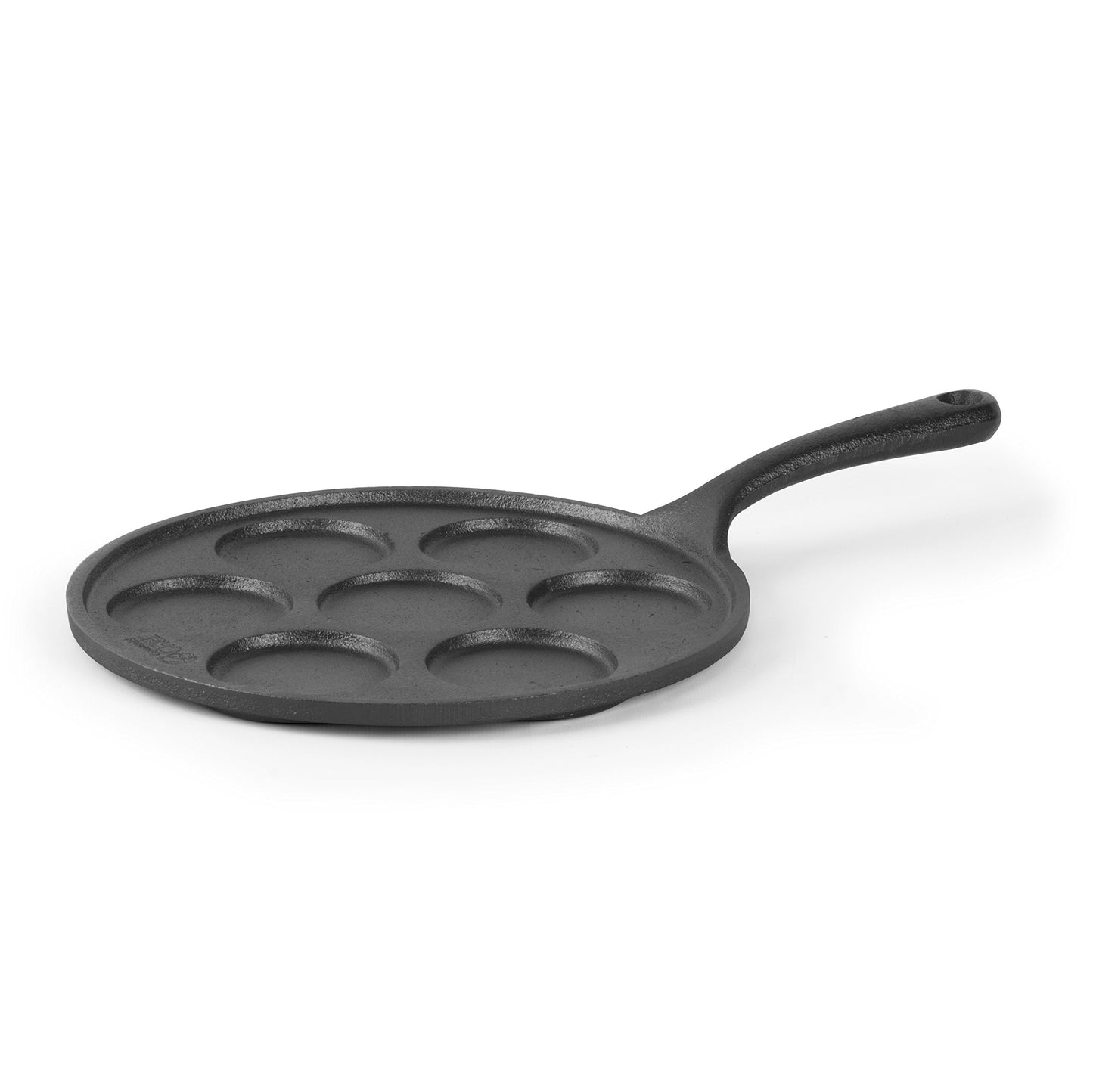 Commercial CHEF Cast Iron Pancake Pan Silver Dollar Pancake Griddle Easy to Clean & Heats Evenly Makes 7 Mini Silver Dollar Pancakes