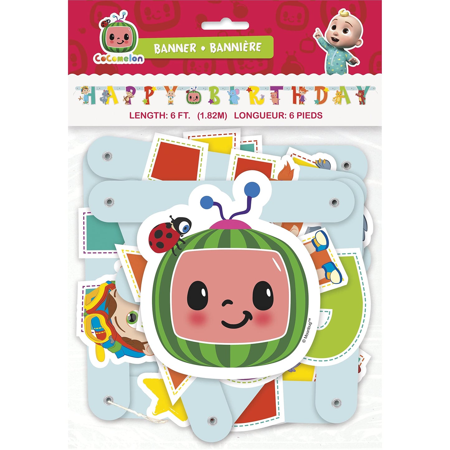 Baby Musical Character Happy Birthday Party Banner