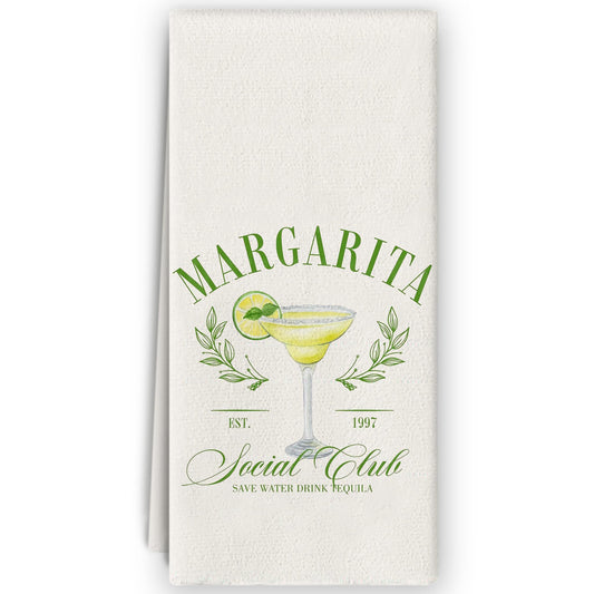 Bnzolyoia Margarita Tequila Dish Towels - Margarita Lover Gifts Tequila Gifts Margarita Gifts Cocktail Margarita Bar Towels for Bartender Tequila Kitchen Decor 16x24