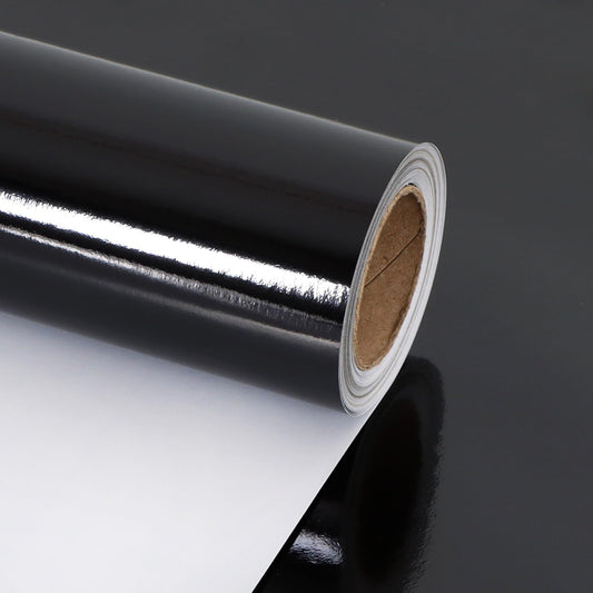 Black Metallic Gift Wrapping Paper Roll