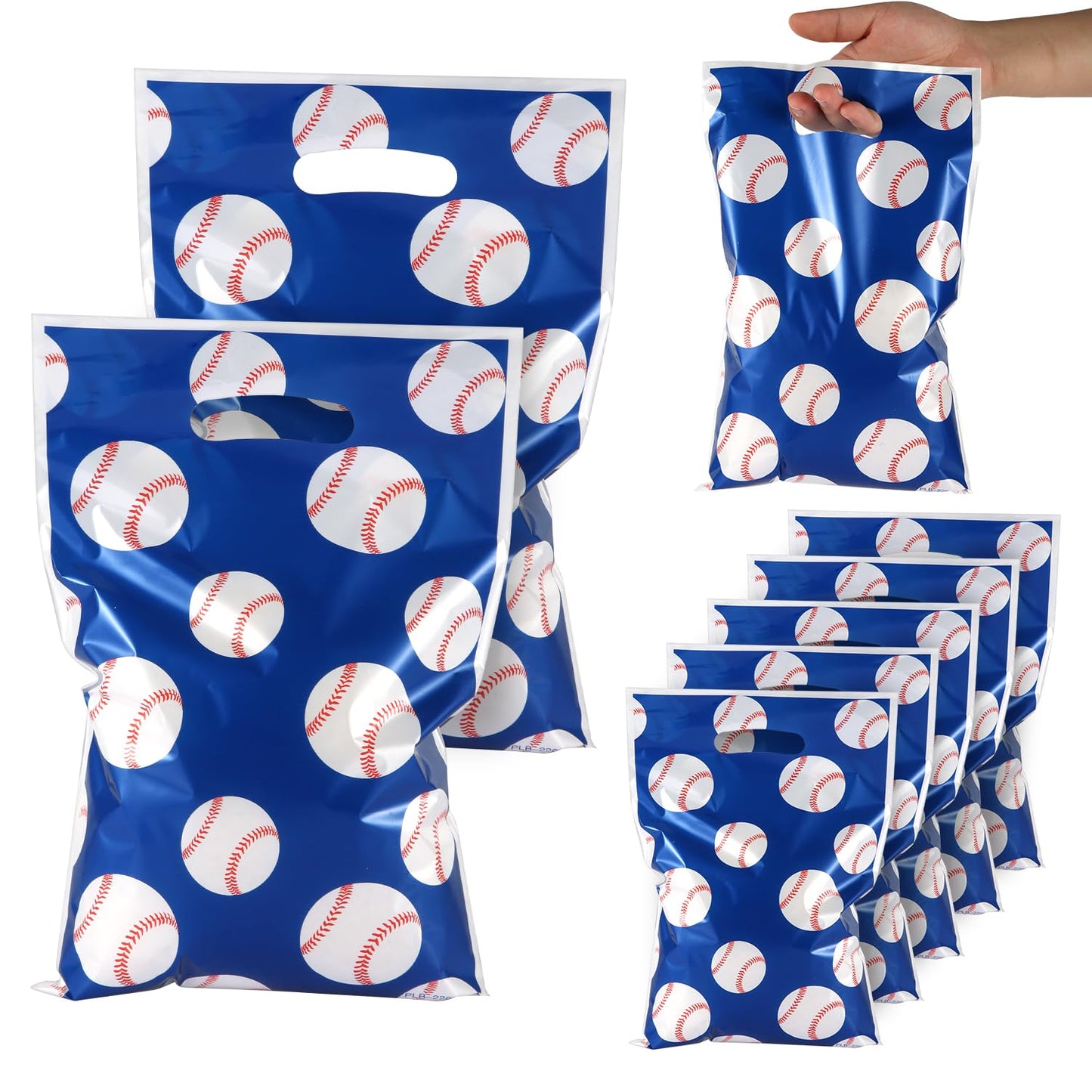 Baseball Party Snack Bags – 50 Pack