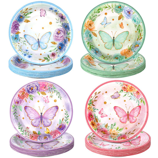 Butterfly Elegant Dessert Plates