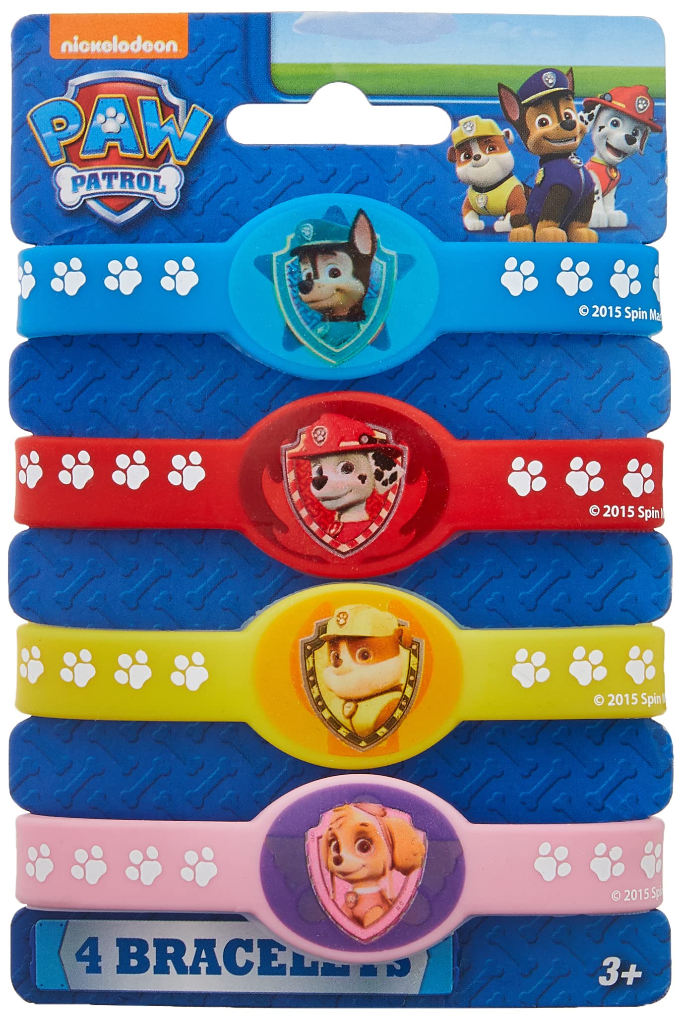 Blue Dog Character Colourful Stretchy Bracelets Party Favours