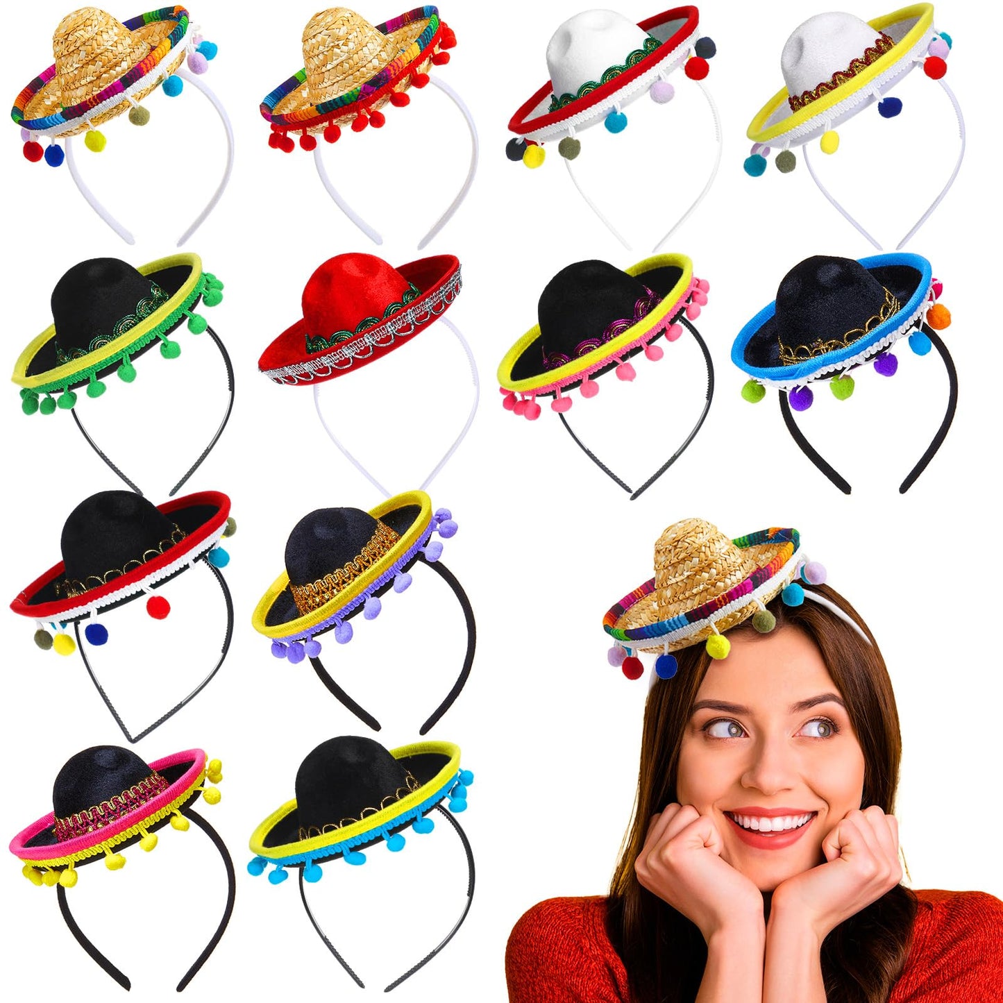 Cinco De Mayo Sombrero Headband Hats