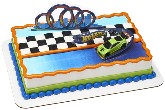 Race Car Action-Packed Birthday Cake Topper Set