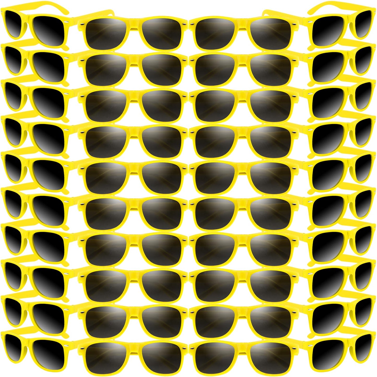 Yellow Party Sunglasses Bulk Favours