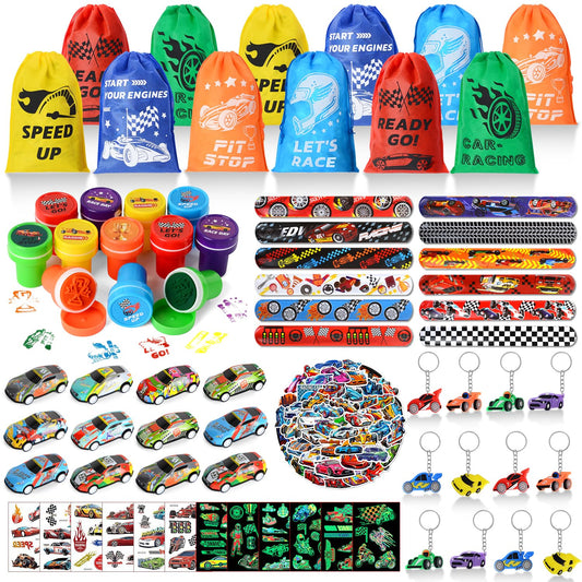 Race Car Party Favours Set – 122 Piece
