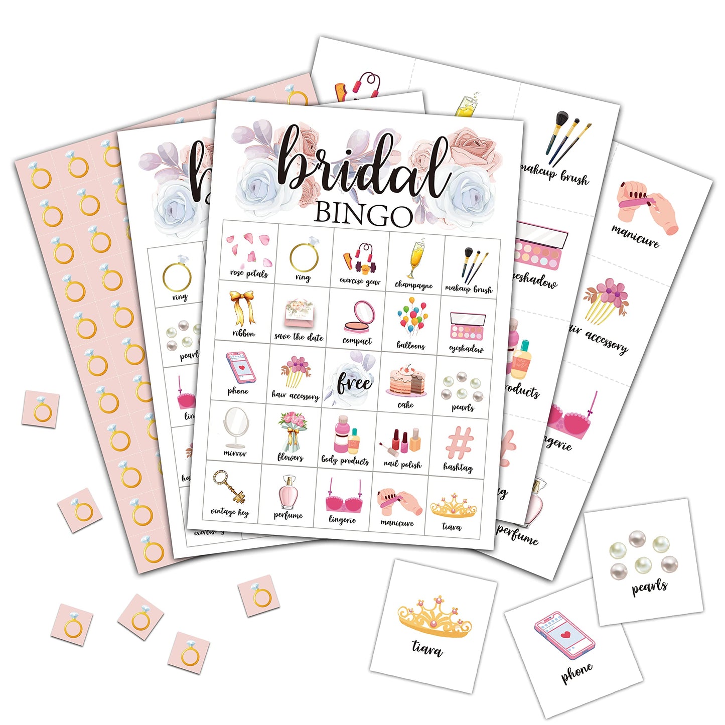 Bridal Shower Bingo Game Set