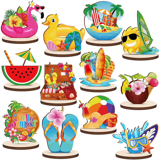 Summer Pool Party Table Centerpieces - 12 ct