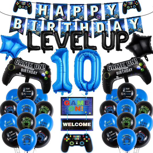 Game On Level 10 Birthday Balloon Kit