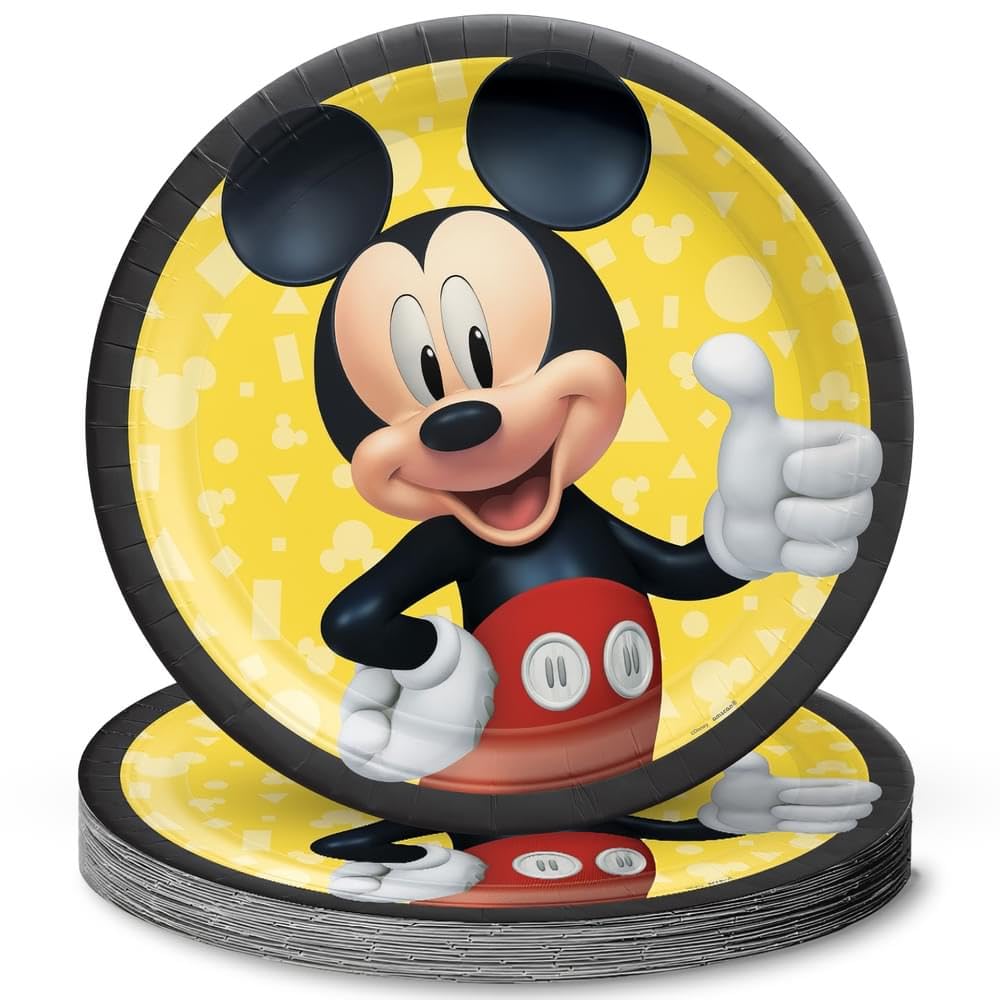 Classic Mouse Character Paper Dinner Plates 9 Inch
