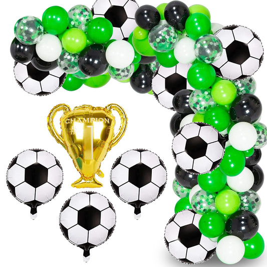 Soccer Party Balloon Garland Arch Kit – 111 Piece