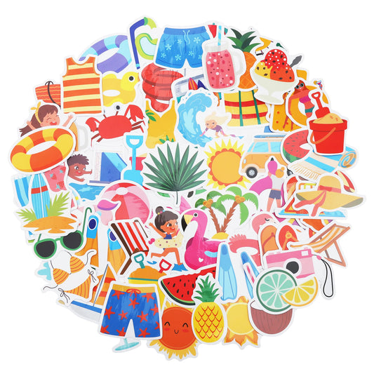 Pool Beach Stickers - 100 ct