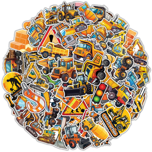 Construction Vehicle Sticker Pack