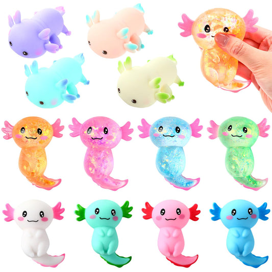 Axolotl Stress Relief Toys – 12 Pack