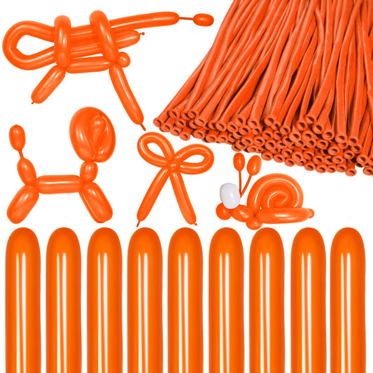 Orange 260 Balloon Animal Twist Balloons