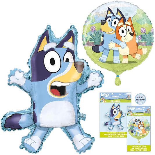 Blue Puppy Character Birthday Balloon Kit