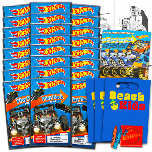 Race Car Mini Activity Party Favors - 24 ct
