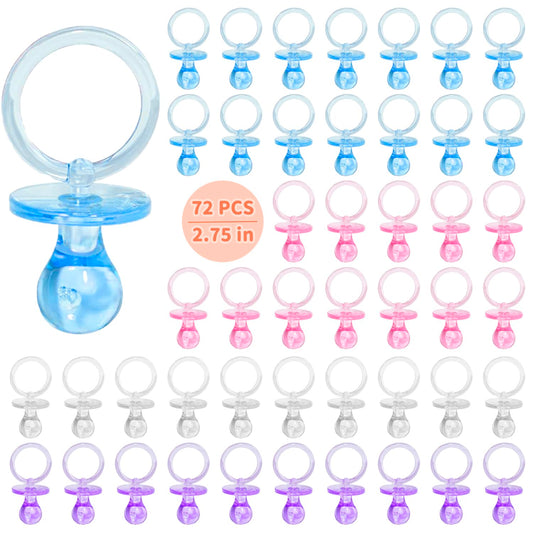 Baby Shower Pacifiers – 72 Piece, 2.75 Inch