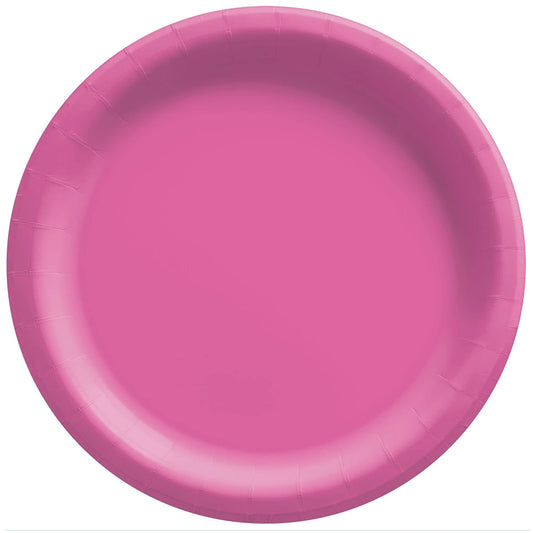 Pink Paper Dessert Plates