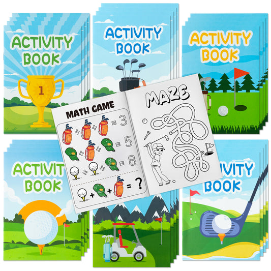 Golf Activity Books for Kids – 48 Pack