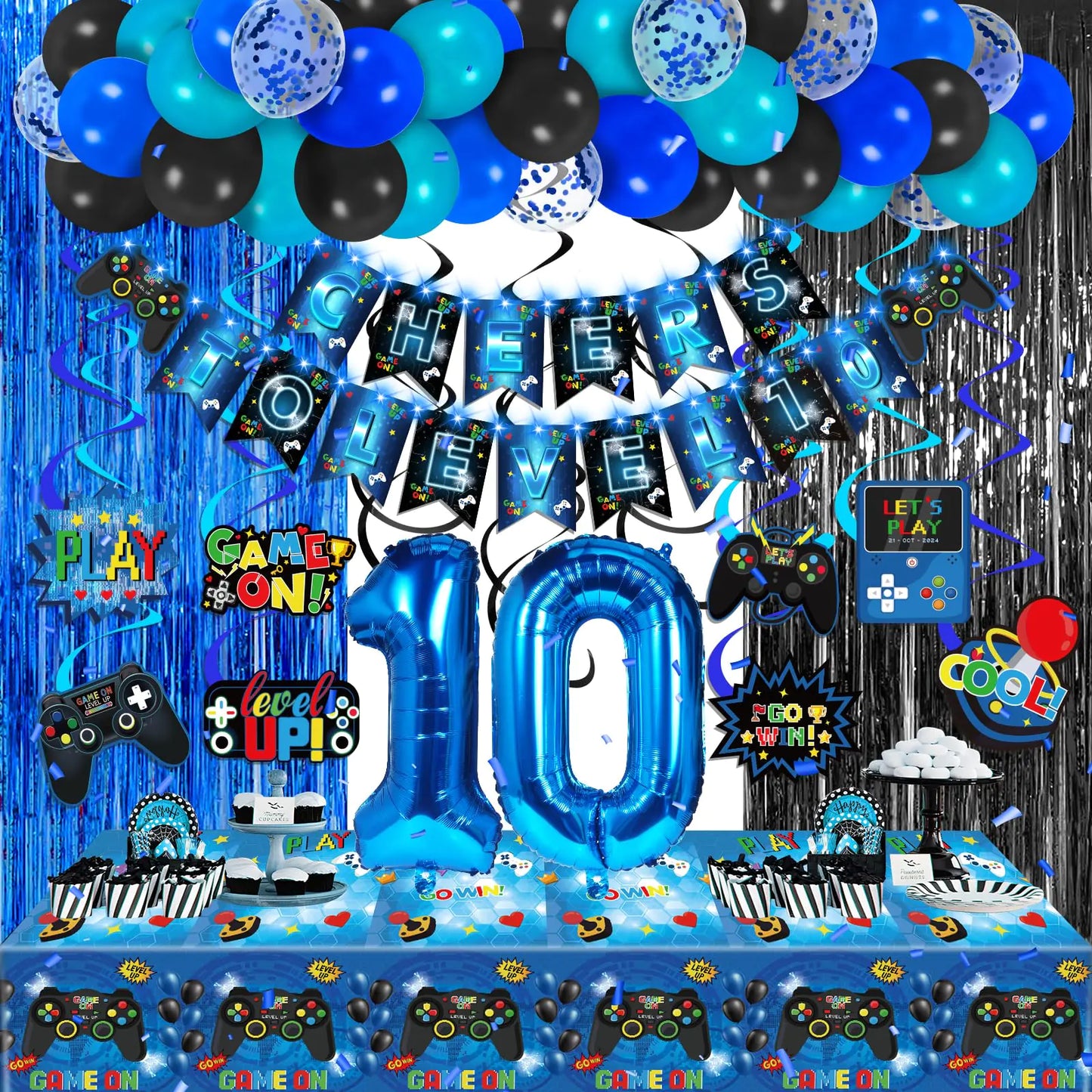Level 10 Video Game Birthday Party Kit