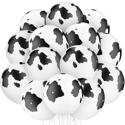 Cow Print Latex Balloons - 48 ct