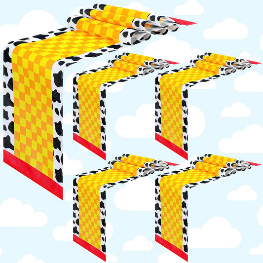 Cartoon Western Reusable Table Runners
