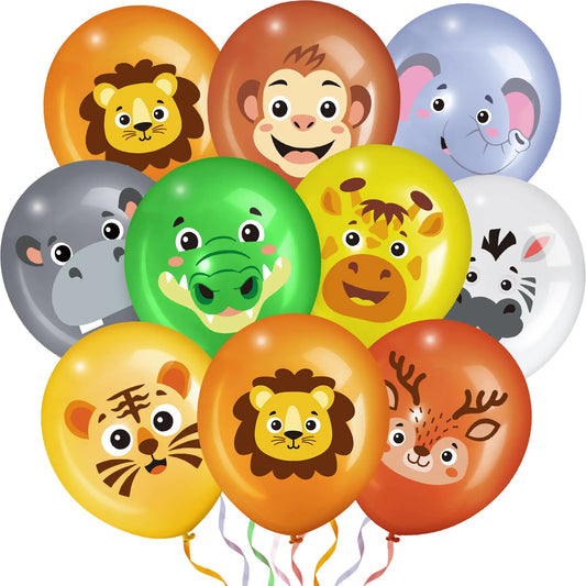 Jungle Safari Animal Balloon Pack