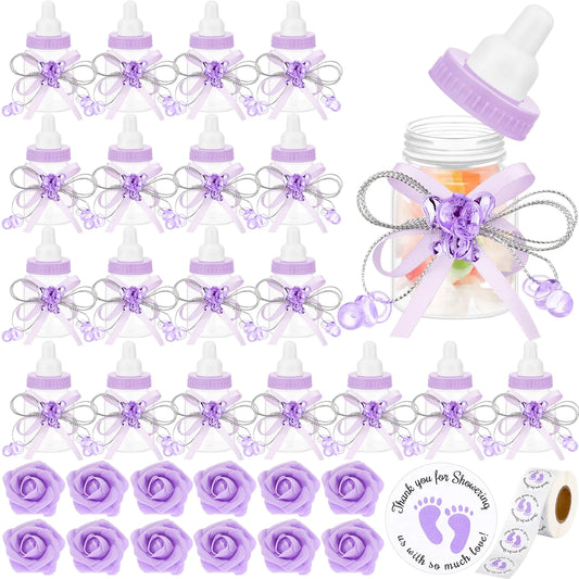 Baby Shower Elephant Favor Bottle Set