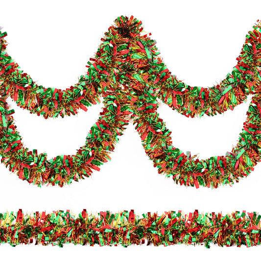 Christmas Tinsel Garland Holiday Decor