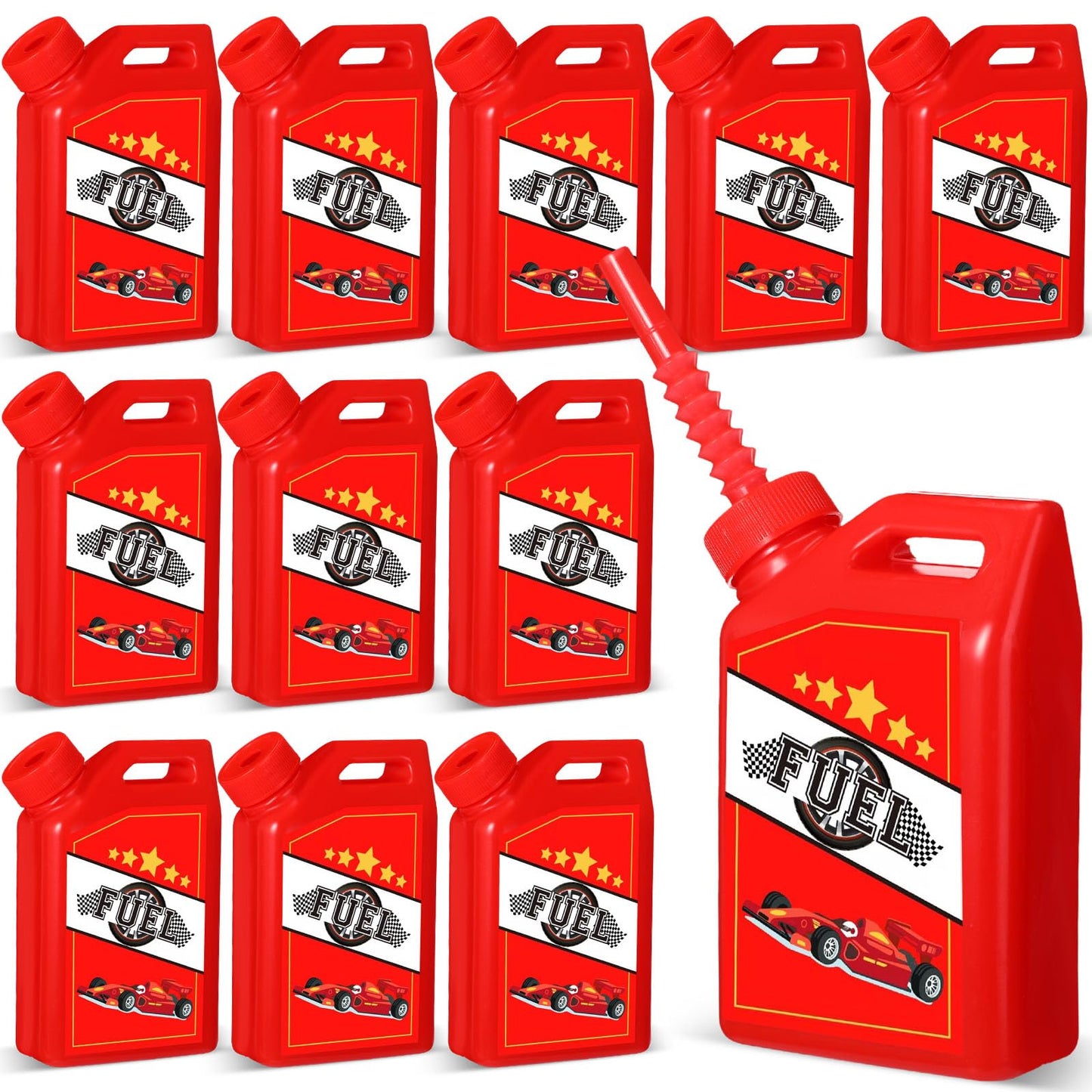 Race Car Fuel Can Shaped Party Cups 17oz – 12 Pack