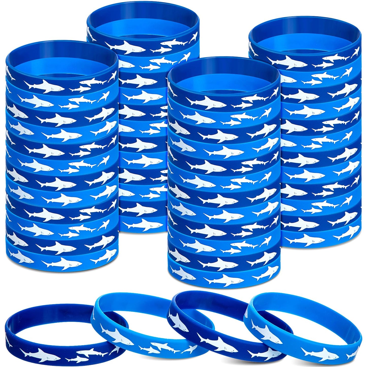 Shark Ocean Party Favor Wristbands Set