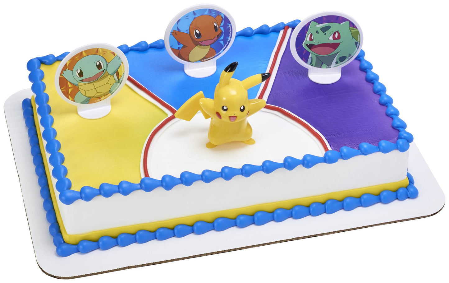 Monster Catching Character Light-Up Birthday Cake Topper Set