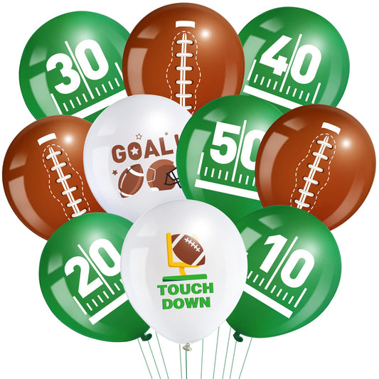 Football Sport Latex Party Balloons – 45 Piece