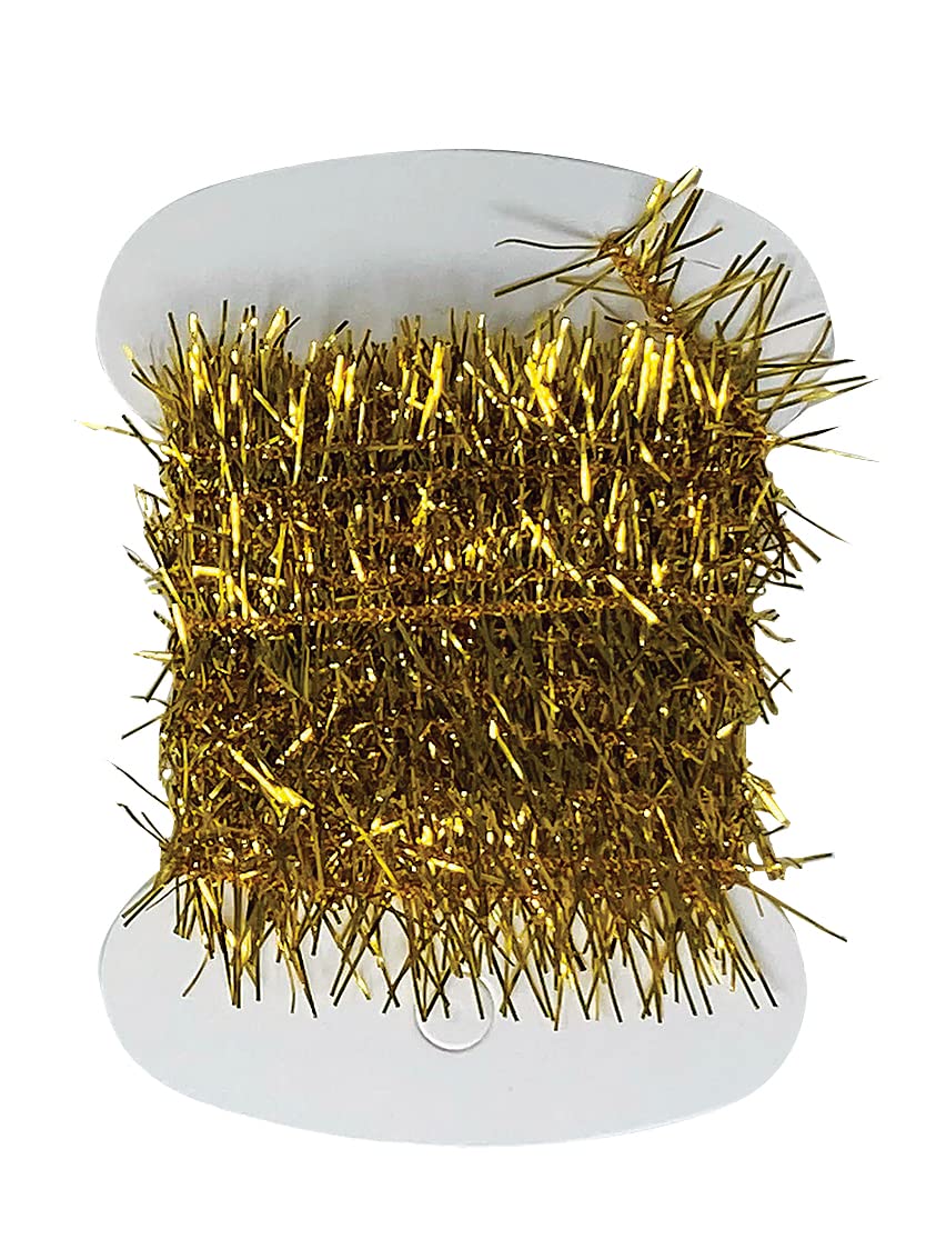 Gold Tinsel Chenille Fly Tying Material – 2 Yards