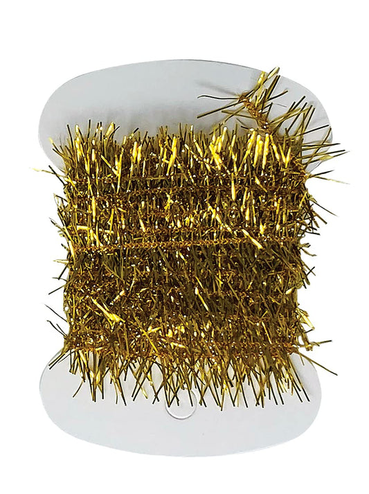 Gold Tinsel Chenille Fly Tying Material – 2 Yards