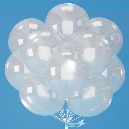 Clear Transparent Latex Balloons 18 Inch – 20 Pack
