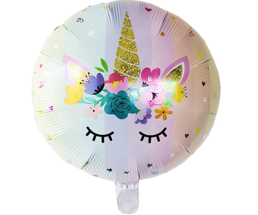 Unicorn Round Foil Party Balloon – 18 Inch