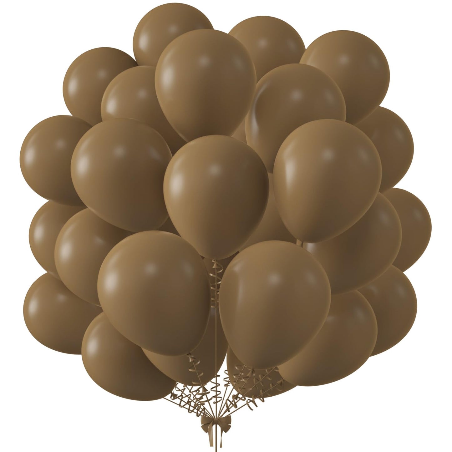 Brown Latex Balloons – 100 Pack, 10 Inch