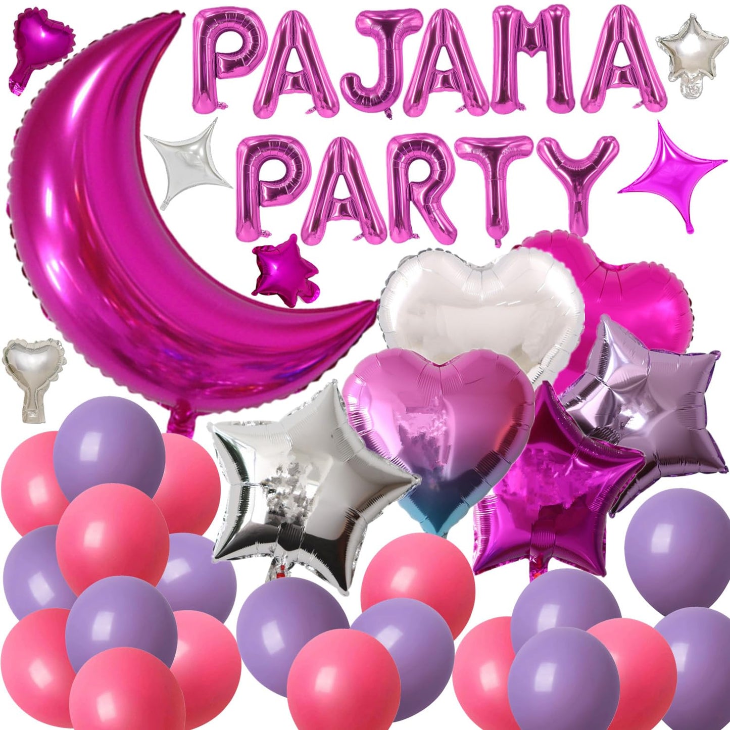 Pajama Party Balloon Set - 44 ct