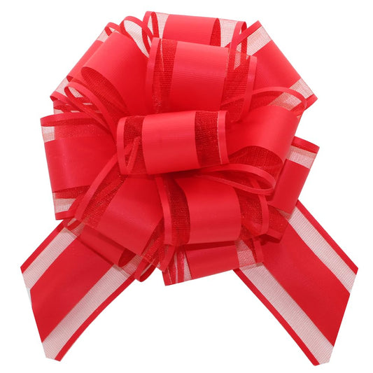 Large Red Pull Bows for Gift Wrapping