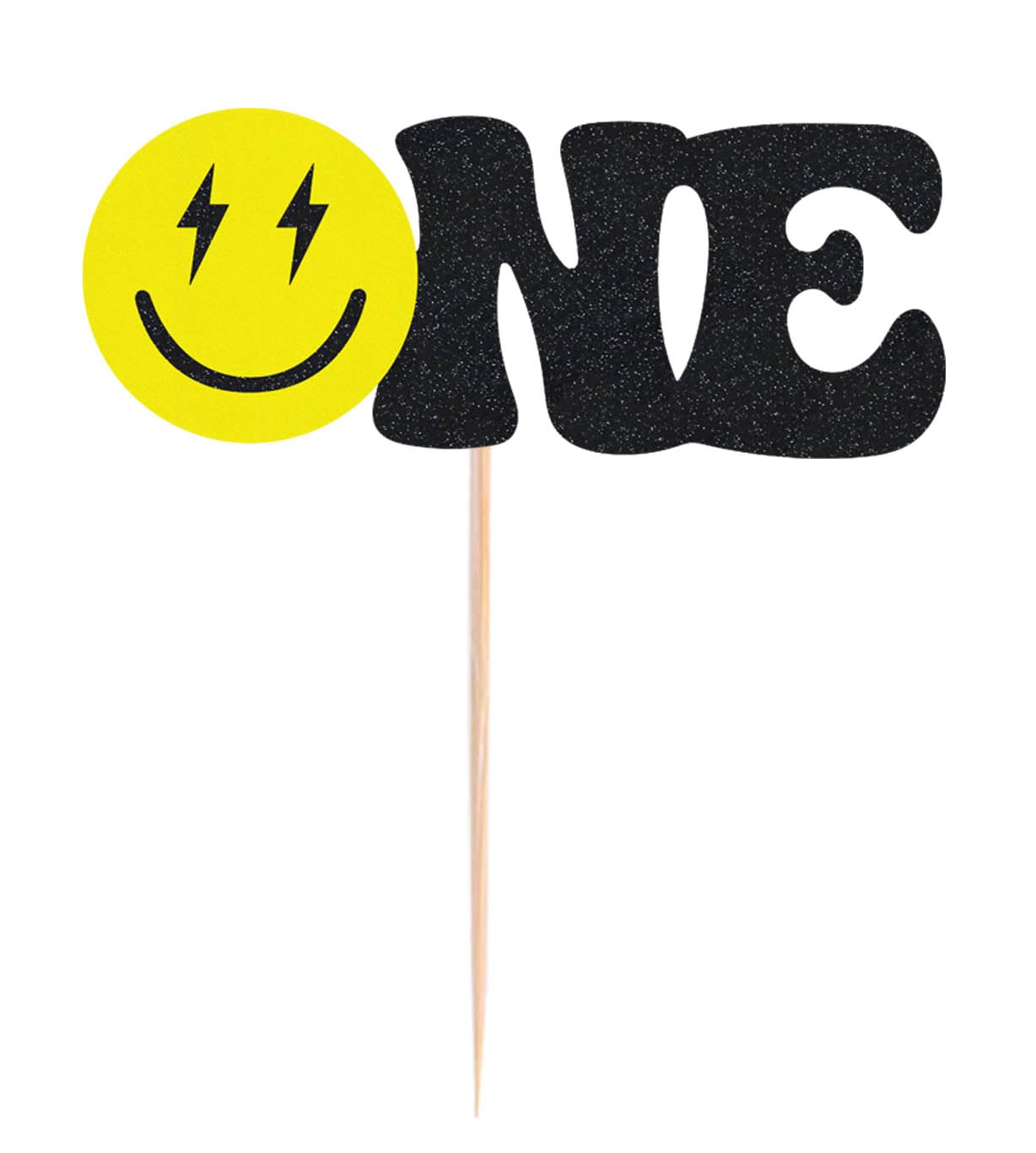 One Happy Dude 1st Birthday Smiley Face Cake Topper