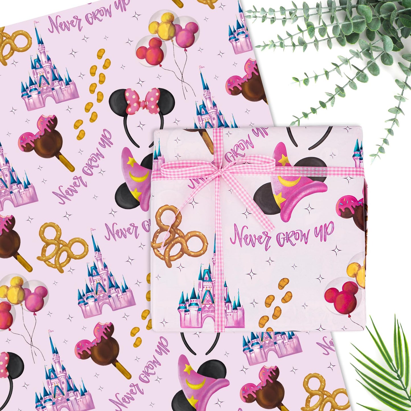 Minnie Mouse Birthday Wrapping Paper Sheets
